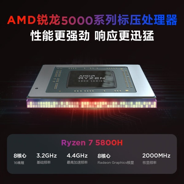 联想（Lenovo） 小新Pro16大屏设计办公轻薄笔记本电脑标压锐龙 R7-5800H 16G 512G 核显 标配